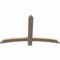 Ekena Millwork Bellingham Smooth Timber Gable Bracket, Douglas Fir, 48"W x 30"H x 1 1/2"D x 3 1/2"F, 15/12 Pitch GBW048X30X0204BEL00SDF - alternate 3